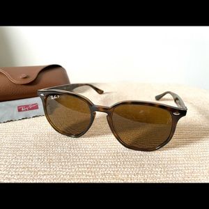 Ray-Ban RB4306 Polarized Hexagonal Sunglasses